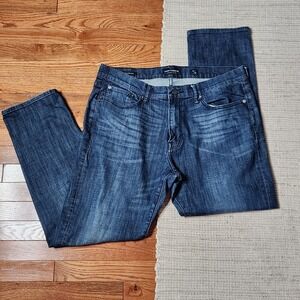 Lucky Brand‎ 410 Athletic Slim Mens Jeans 36x32 Dark Wash Cotton